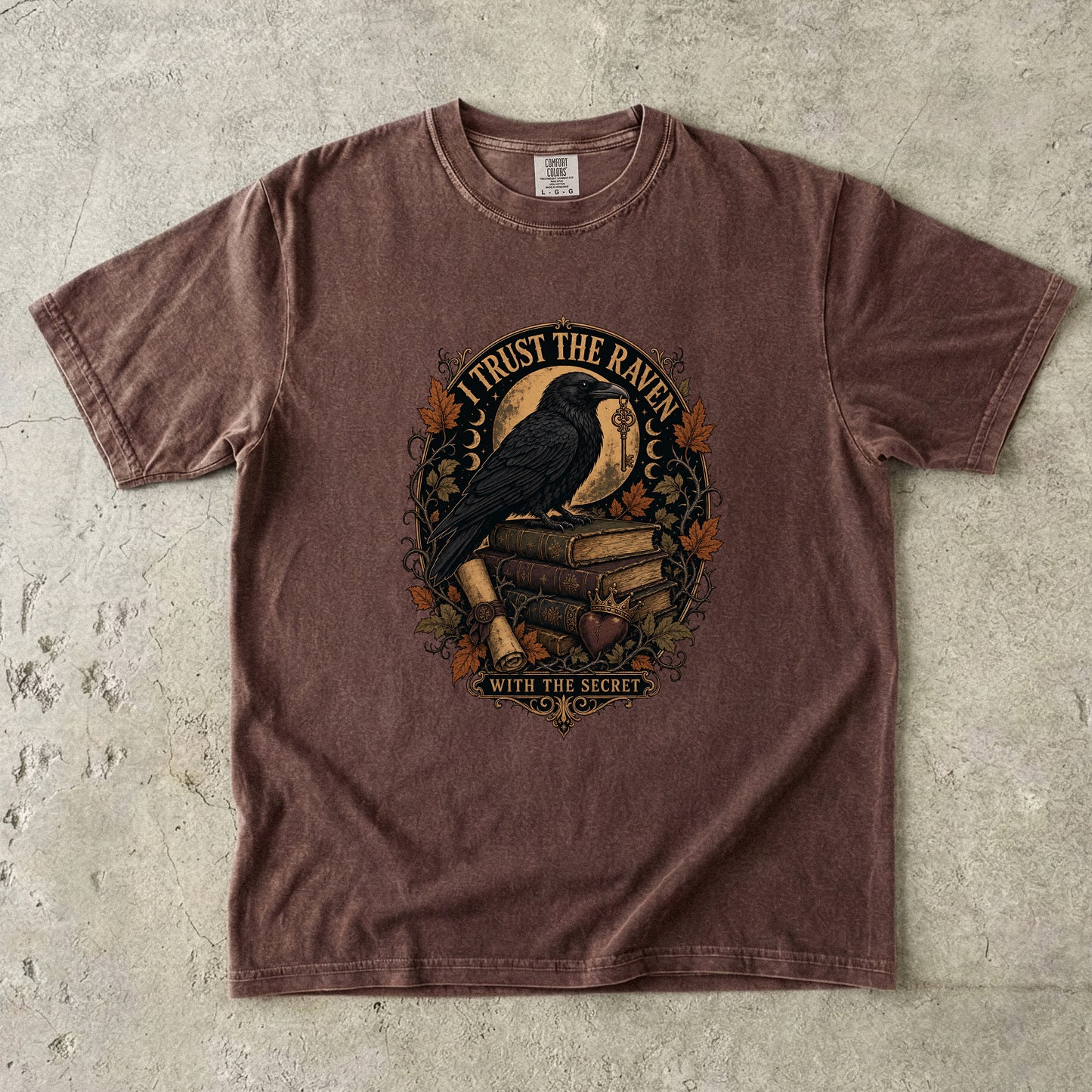 I Trust the Raven With the Secret Romantasy Reader T-Shirt