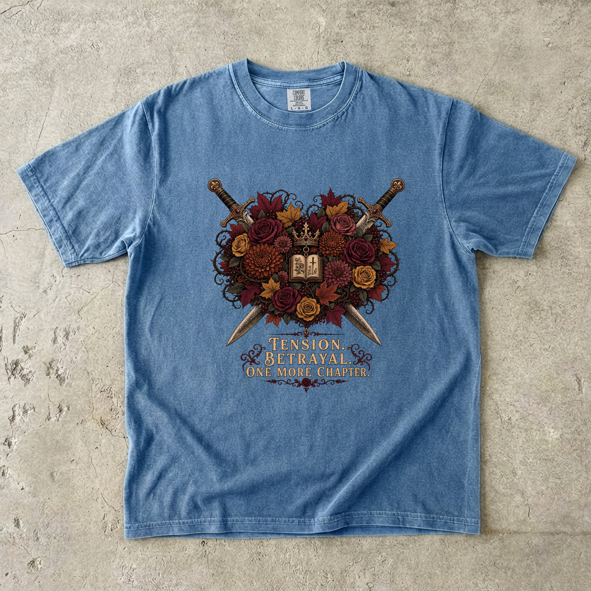 Tension. Betrayal. One More Chapter. Romantasy Reader T-Shirt