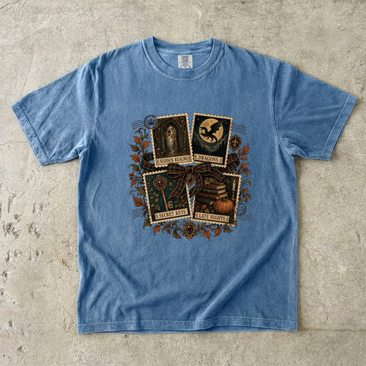Romantasy Reader Shirt – Hidden Realms Dragons Tee