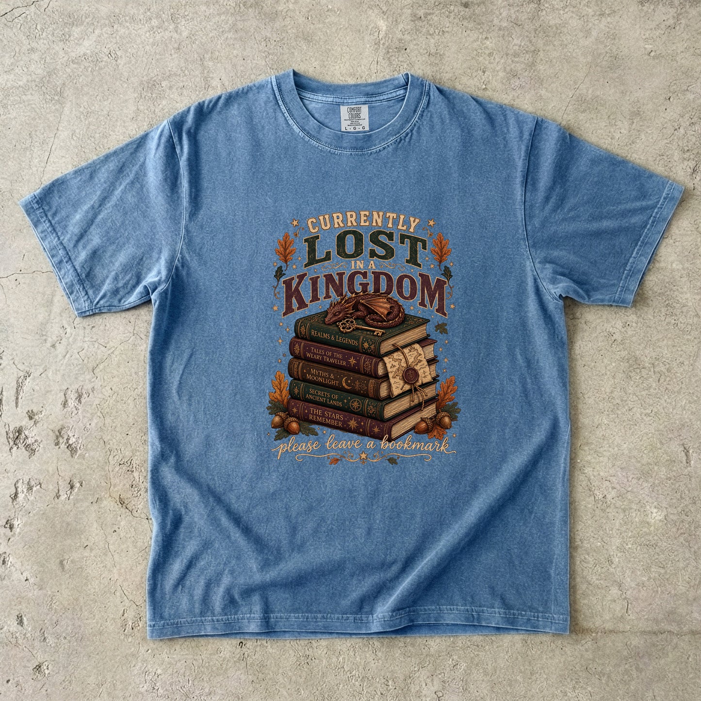 Currently Lost in a Kingdom T-Shirt for Romantasy Readers