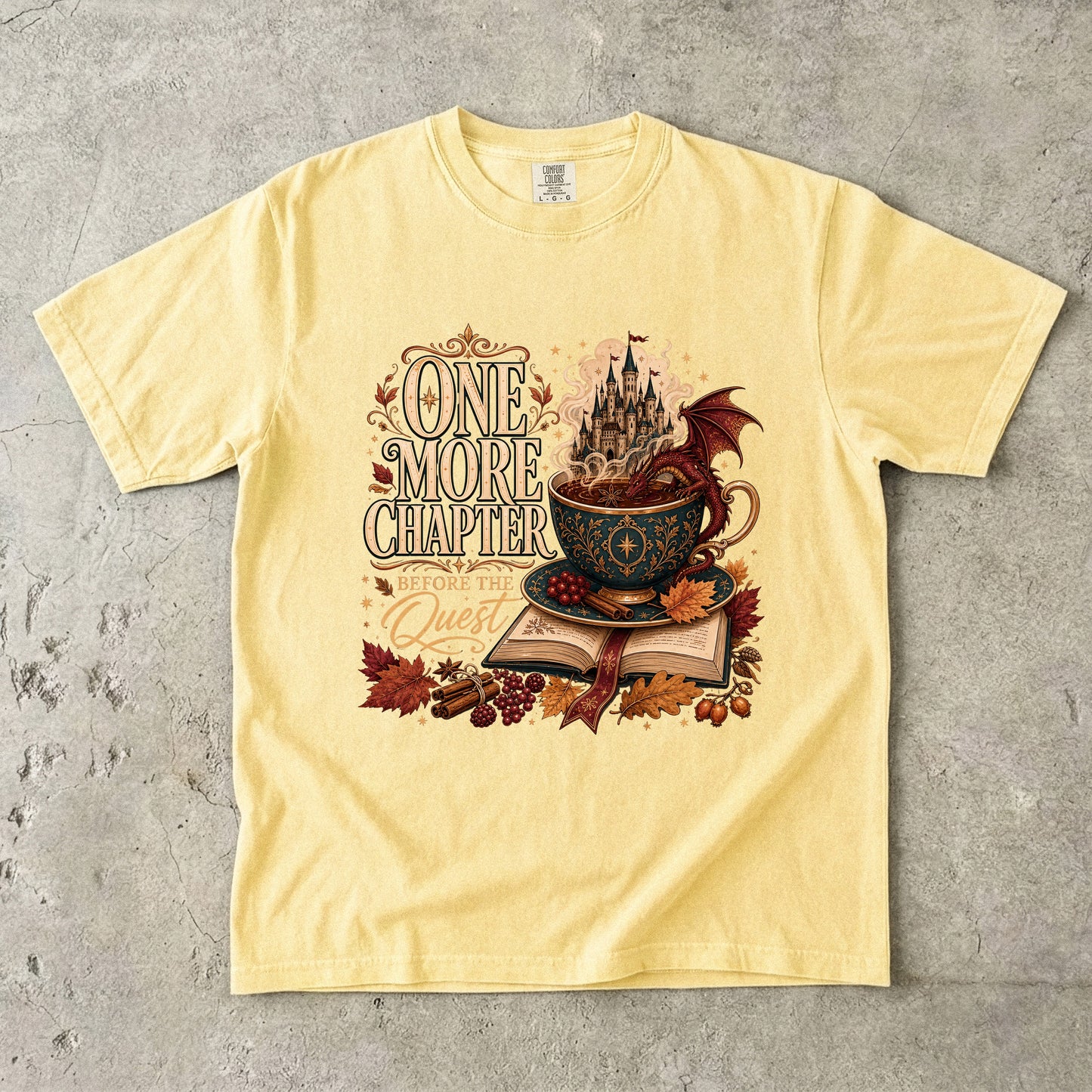 One More Chapter Before the Quest Romantasy Reader T-Shirt
