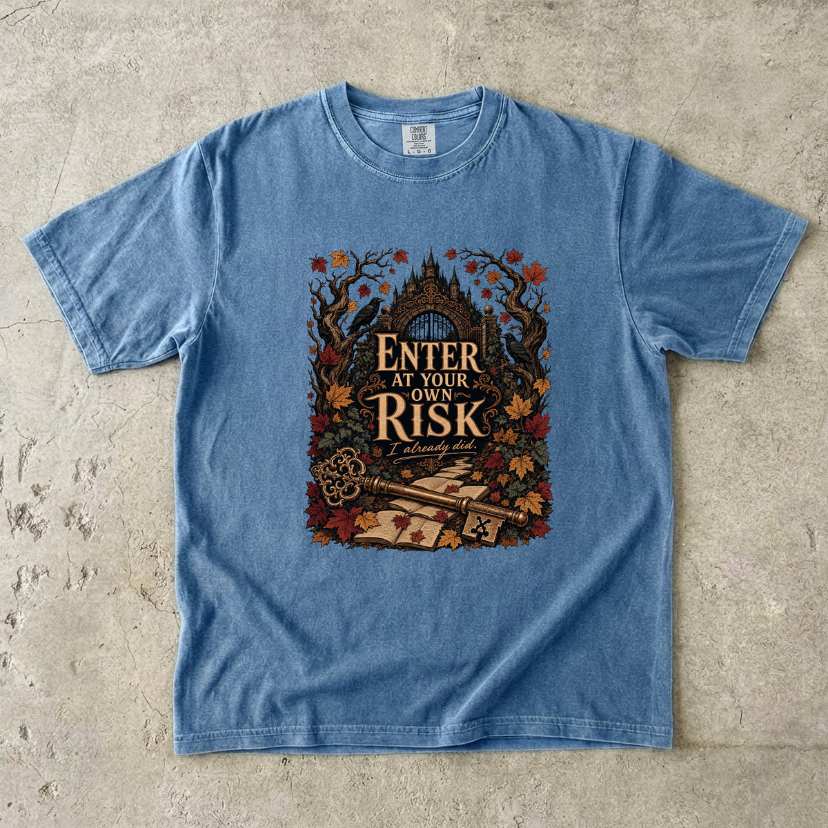 Enter at Your Own Risk Romantasy Reader T-Shirt