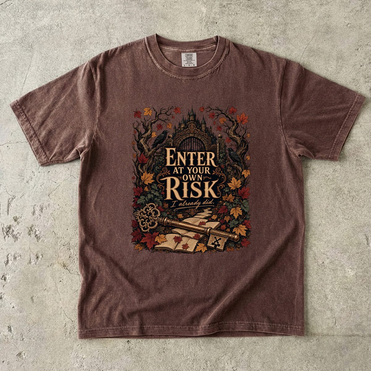 Enter at Your Own Risk Romantasy Reader T-Shirt