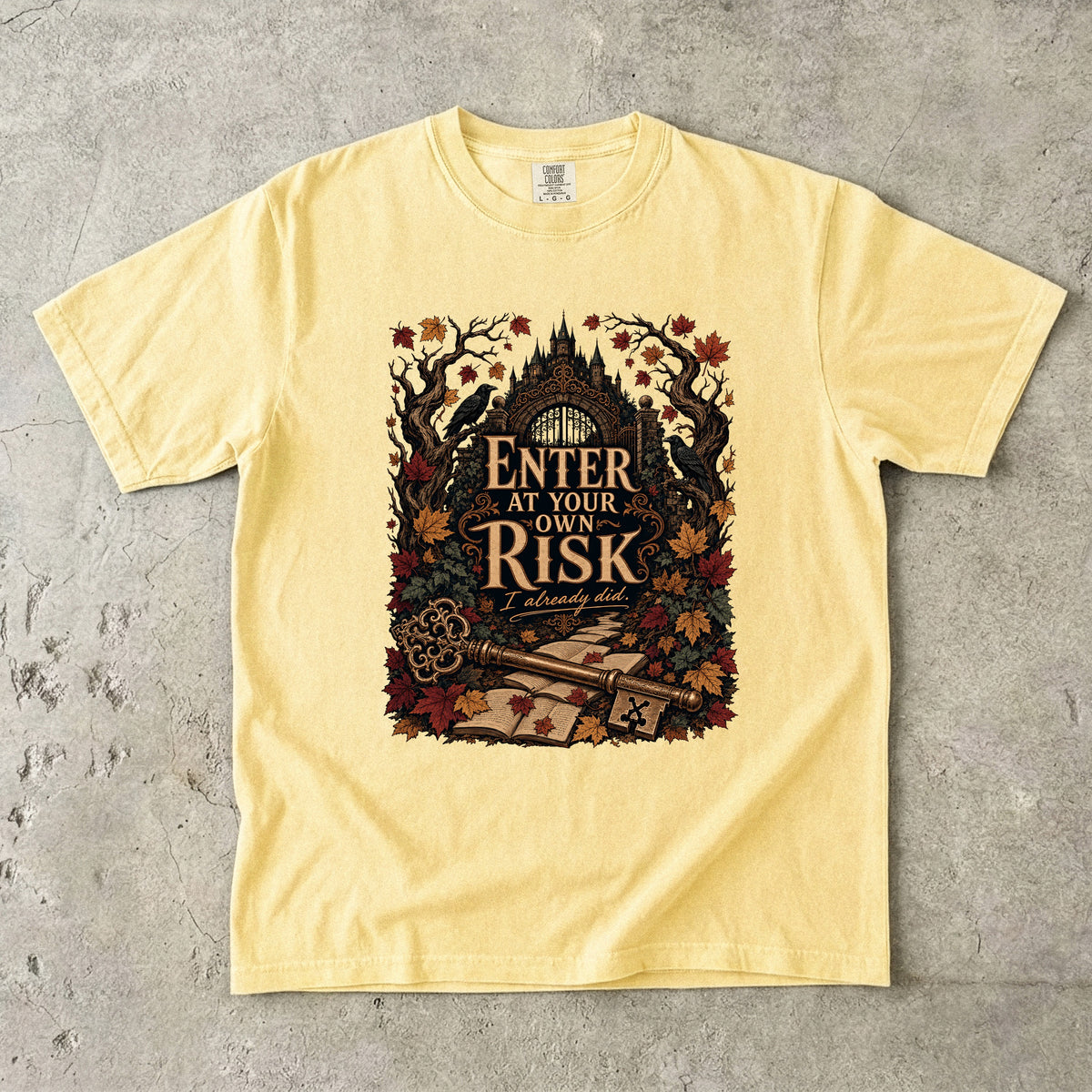 Enter at Your Own Risk Romantasy Reader T-Shirt