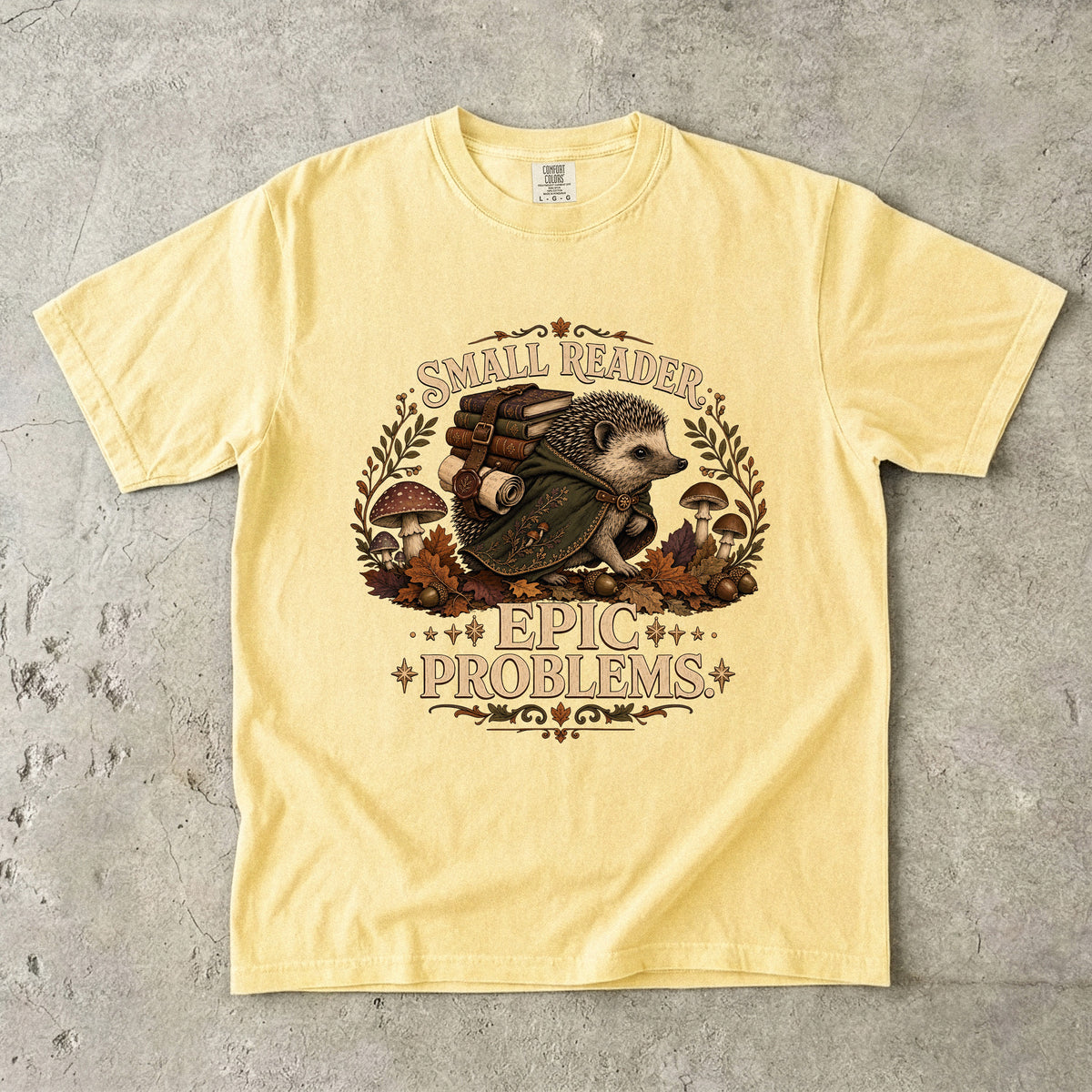 Small Reader, Epic Problems Romantasy Reader T-Shirt