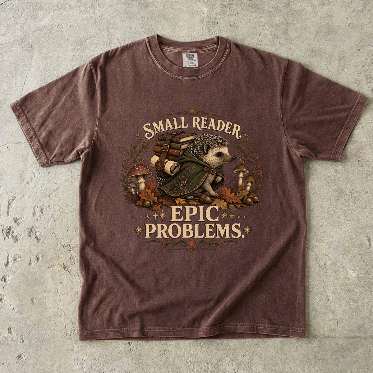 Small Reader, Epic Problems Romantasy Reader T-Shirt