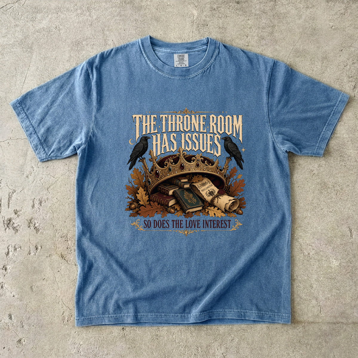 The Throne Room Has Issues Romantasy Reader T-Shirt