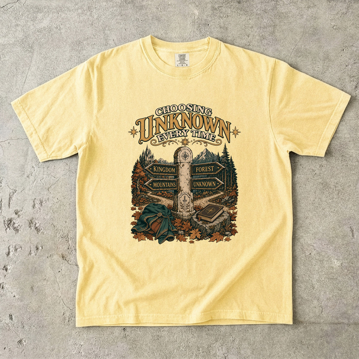 Choosing Unknown Every Time Romantasy Reader T-Shirt