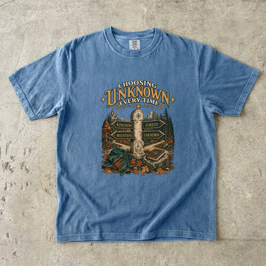 Choosing Unknown Every Time Romantasy Reader T-Shirt