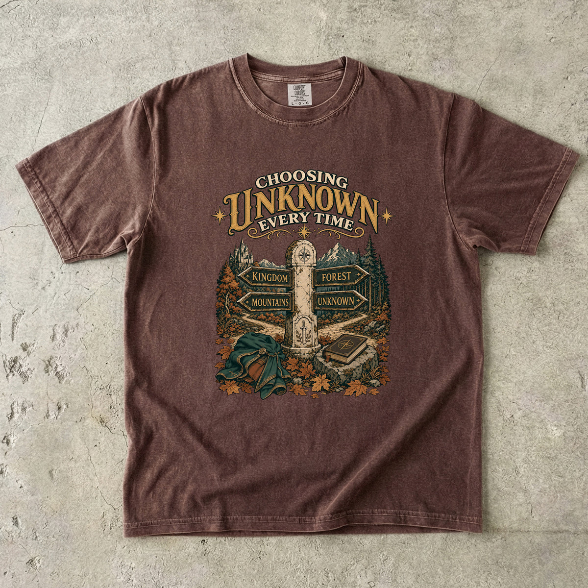 Choosing Unknown Every Time Romantasy Reader T-Shirt