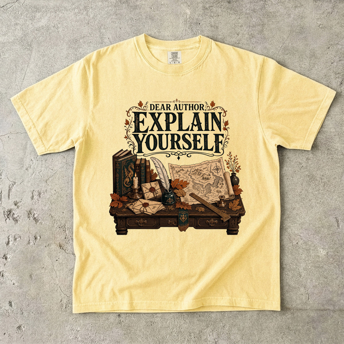 Dear Author, Explain Yourself Romantasy Reader T-Shirt