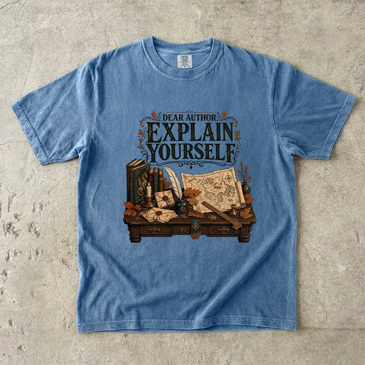 Dear Author, Explain Yourself Romantasy Reader T-Shirt