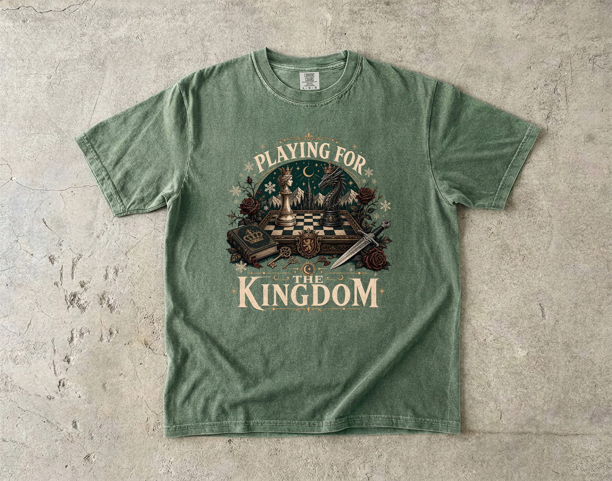 Playing for the Kingdom Romantasy Reader T-Shirt