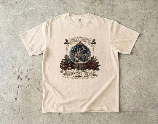 Shake Gently, Enter Another Realm Romantasy Reader T-Shirt