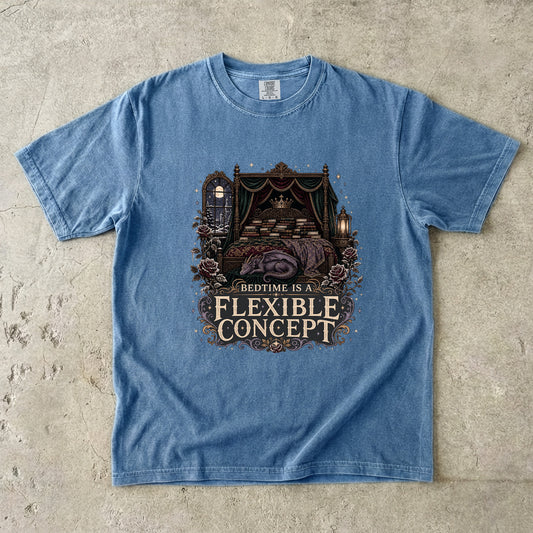 Bedtime Is a Flexible Concept Romantasy Reader T-Shirt