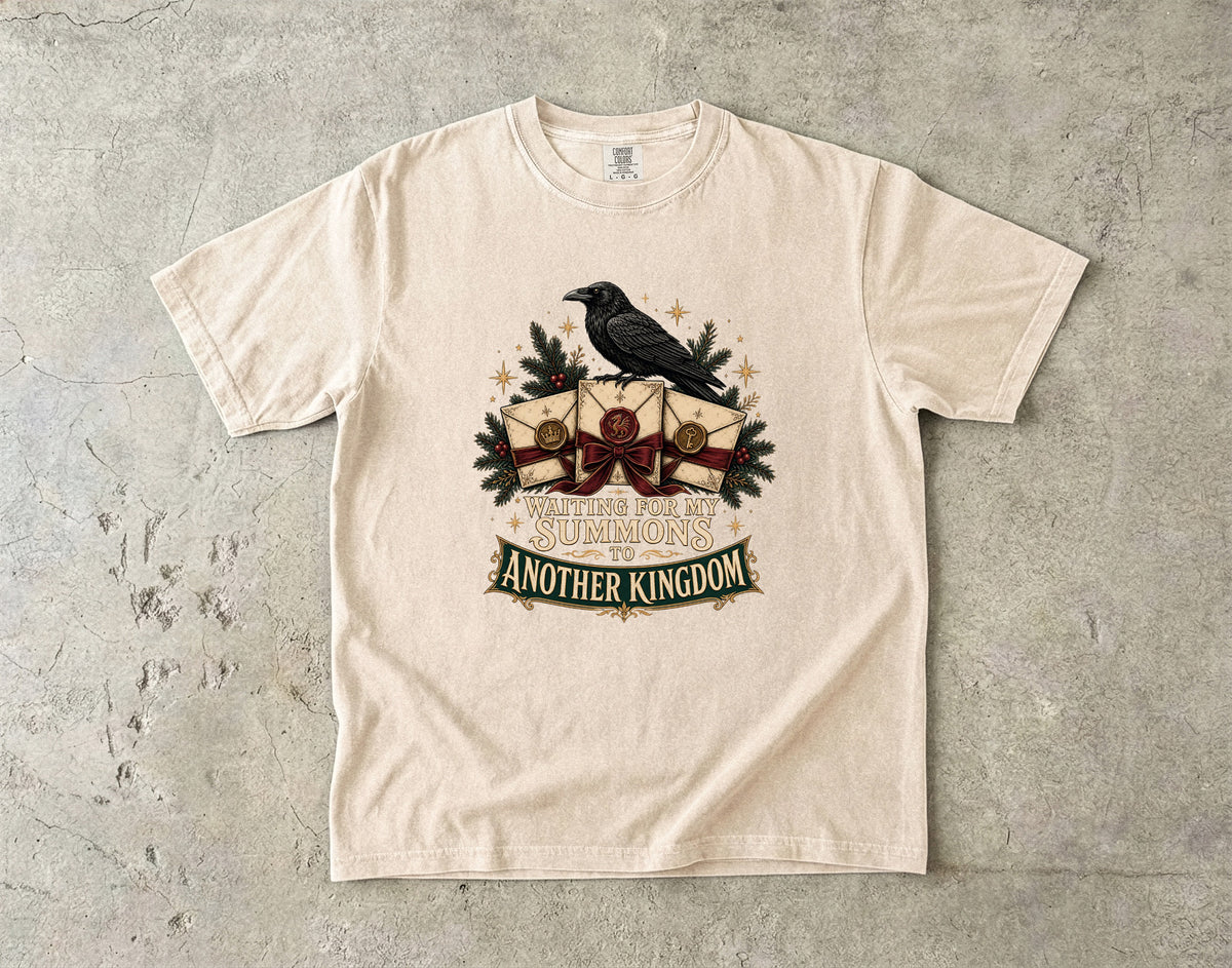 Waiting for My Summons to Another Kingdom Romantasy Reader T-Shirt