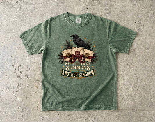 Waiting for My Summons to Another Kingdom Romantasy Reader T-Shirt