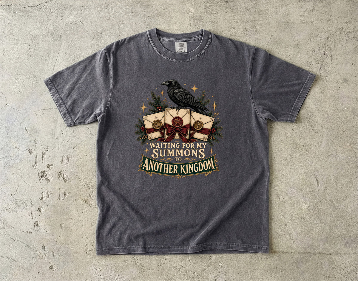 Waiting for My Summons to Another Kingdom Romantasy Reader T-Shirt