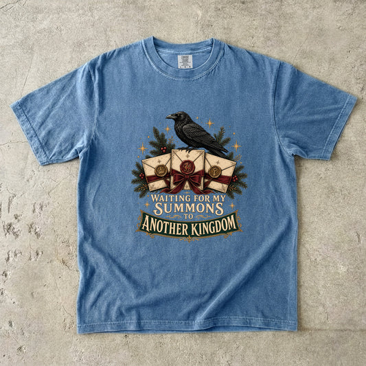 Waiting for My Summons to Another Kingdom Romantasy Reader T-Shirt