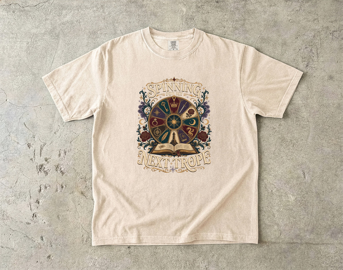 Spinning for My Next Trope Romantasy Reader T-Shirt