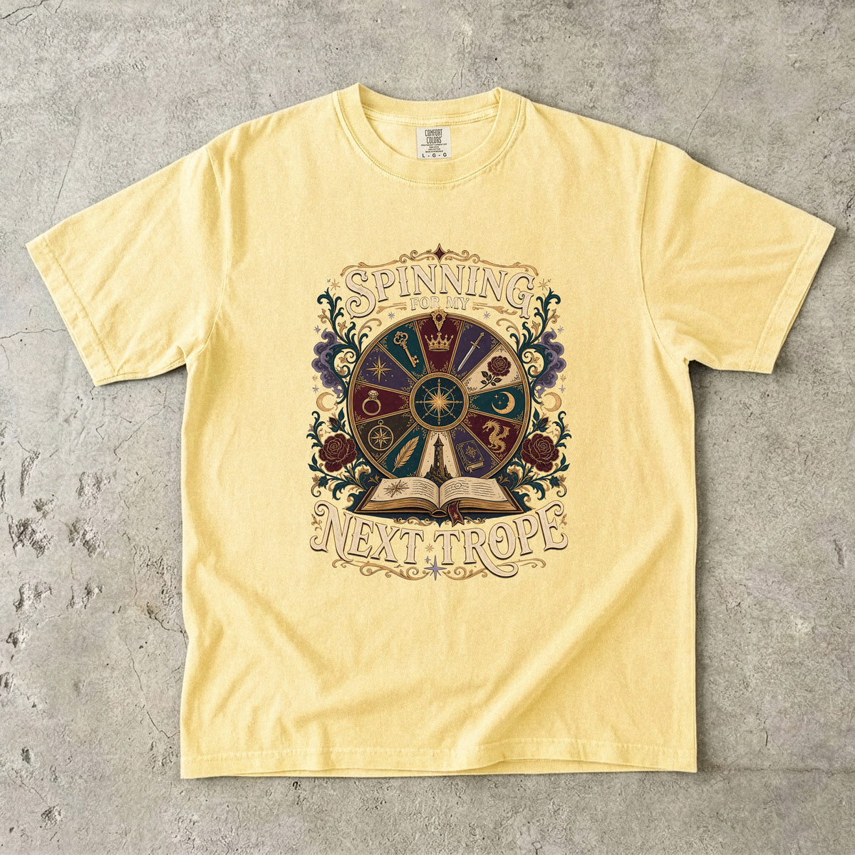 Spinning for My Next Trope Romantasy Reader T-Shirt