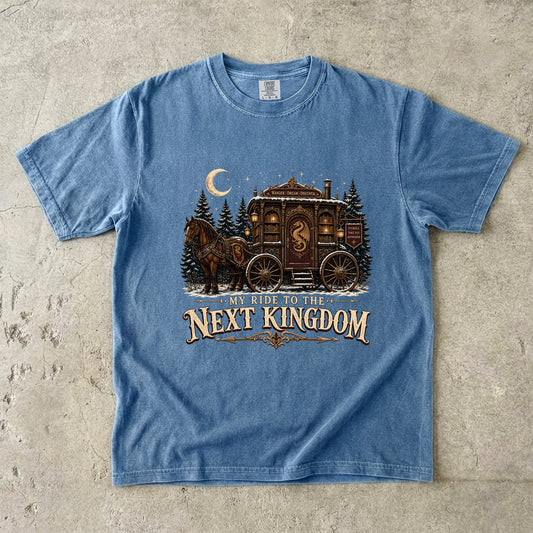 My Ride to the Next Kingdom Romantasy Reader T-Shirt