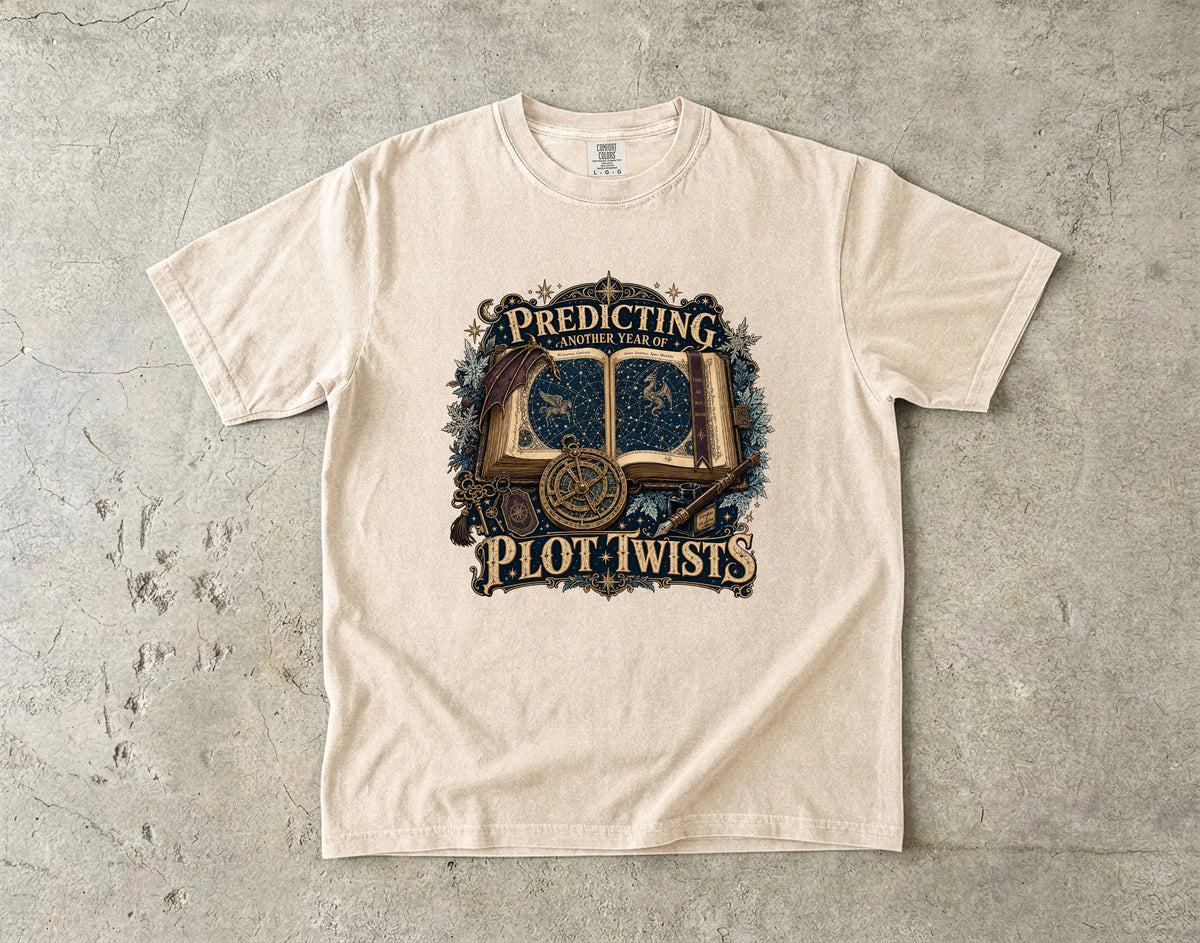 Predicting Another Year of Plot Twists Romantasy Reader T-Shirt