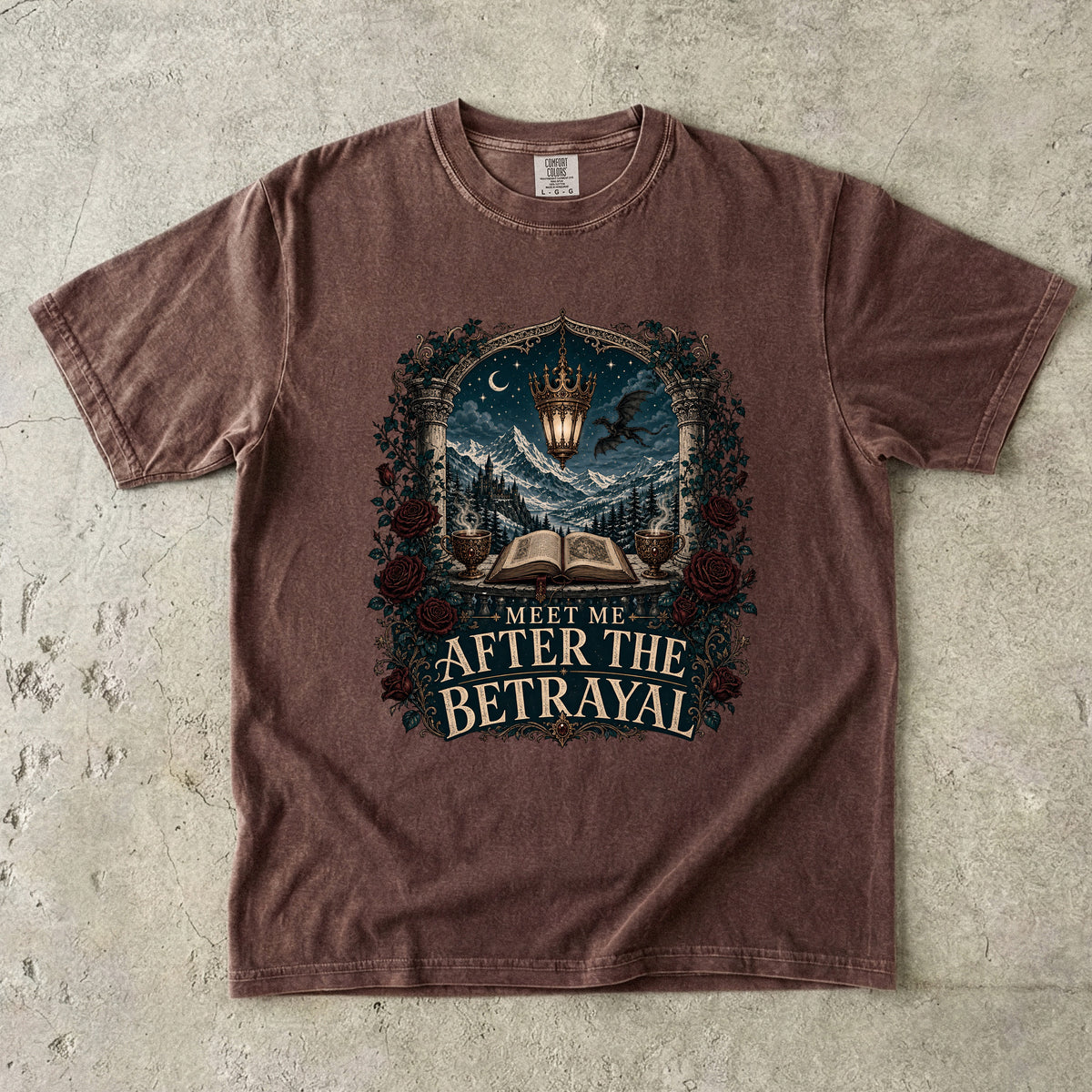 Meet Me After the Betrayal Romantasy Reader T-Shirt