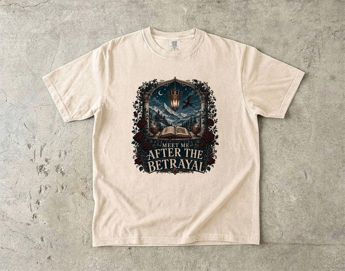 Meet Me After the Betrayal Romantasy Reader T-Shirt