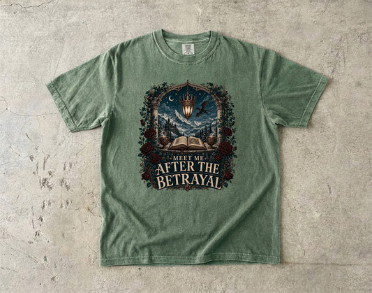 Meet Me After the Betrayal Romantasy Reader T-Shirt