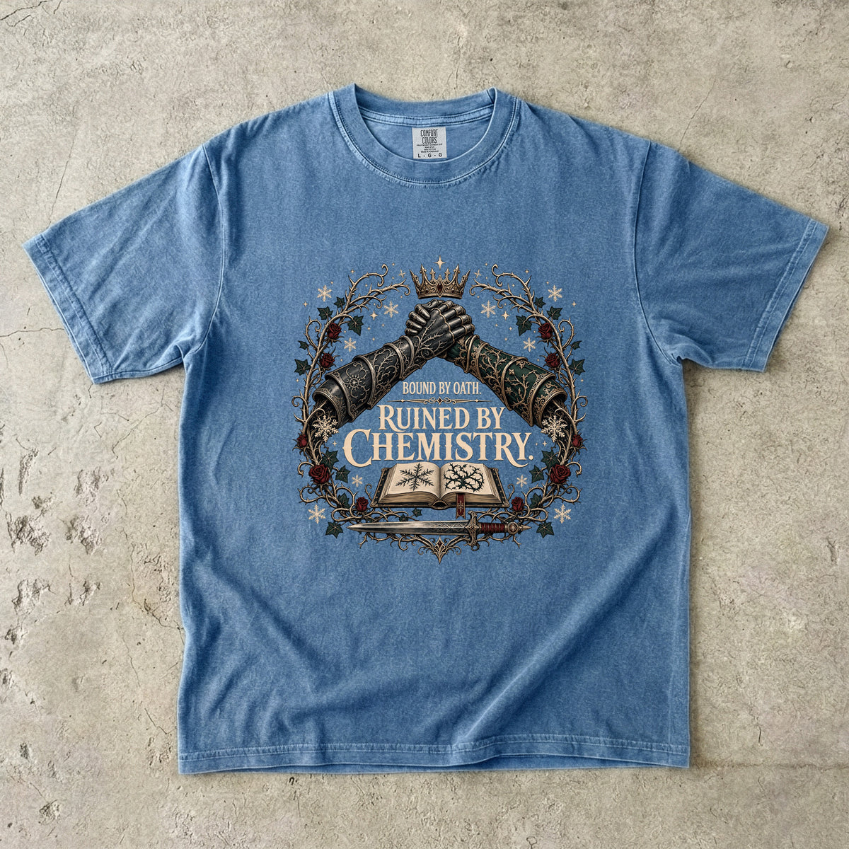 Bound by Oath, Ruined by Chemistry Romantasy Reader T-Shirt