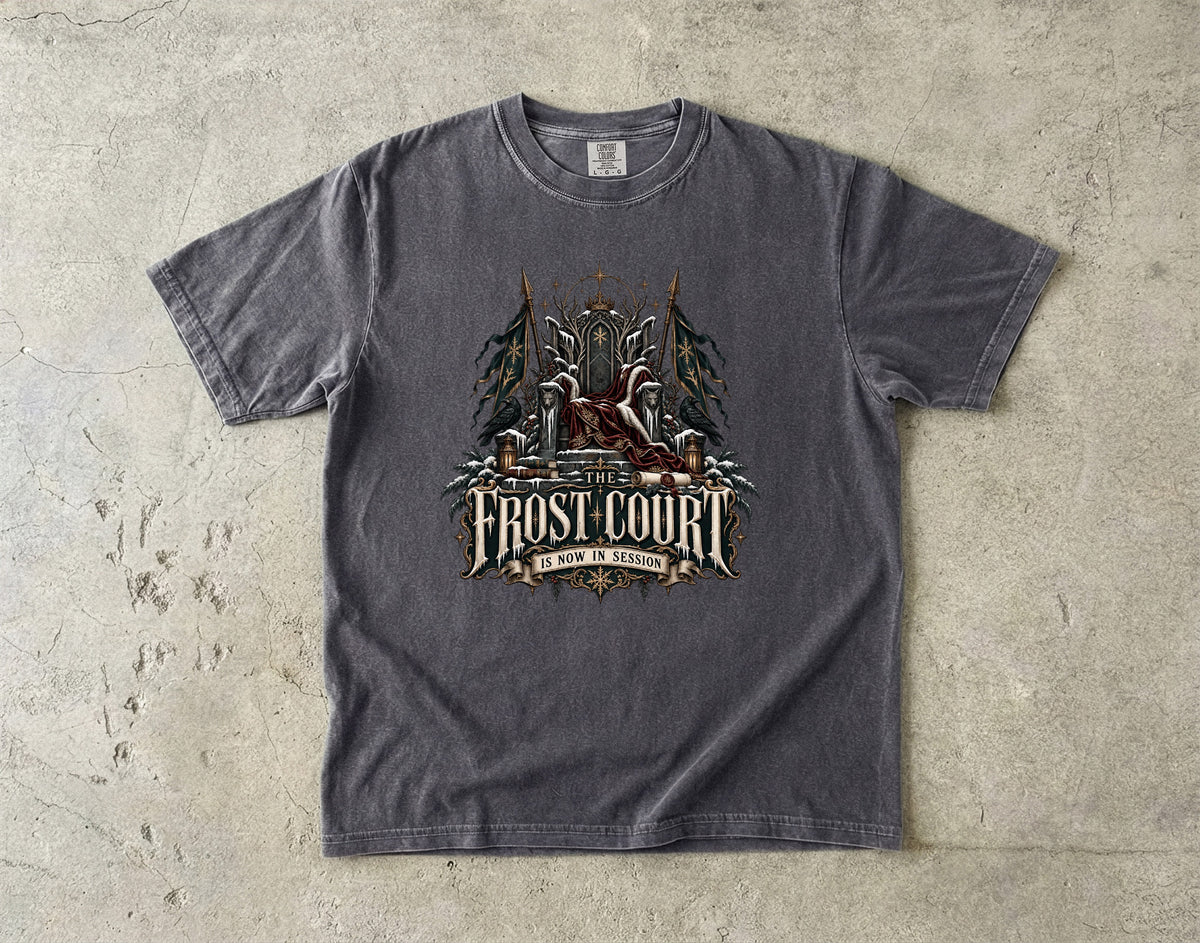 The Frost Court Is Now in Session Romantasy Reader T-Shirt