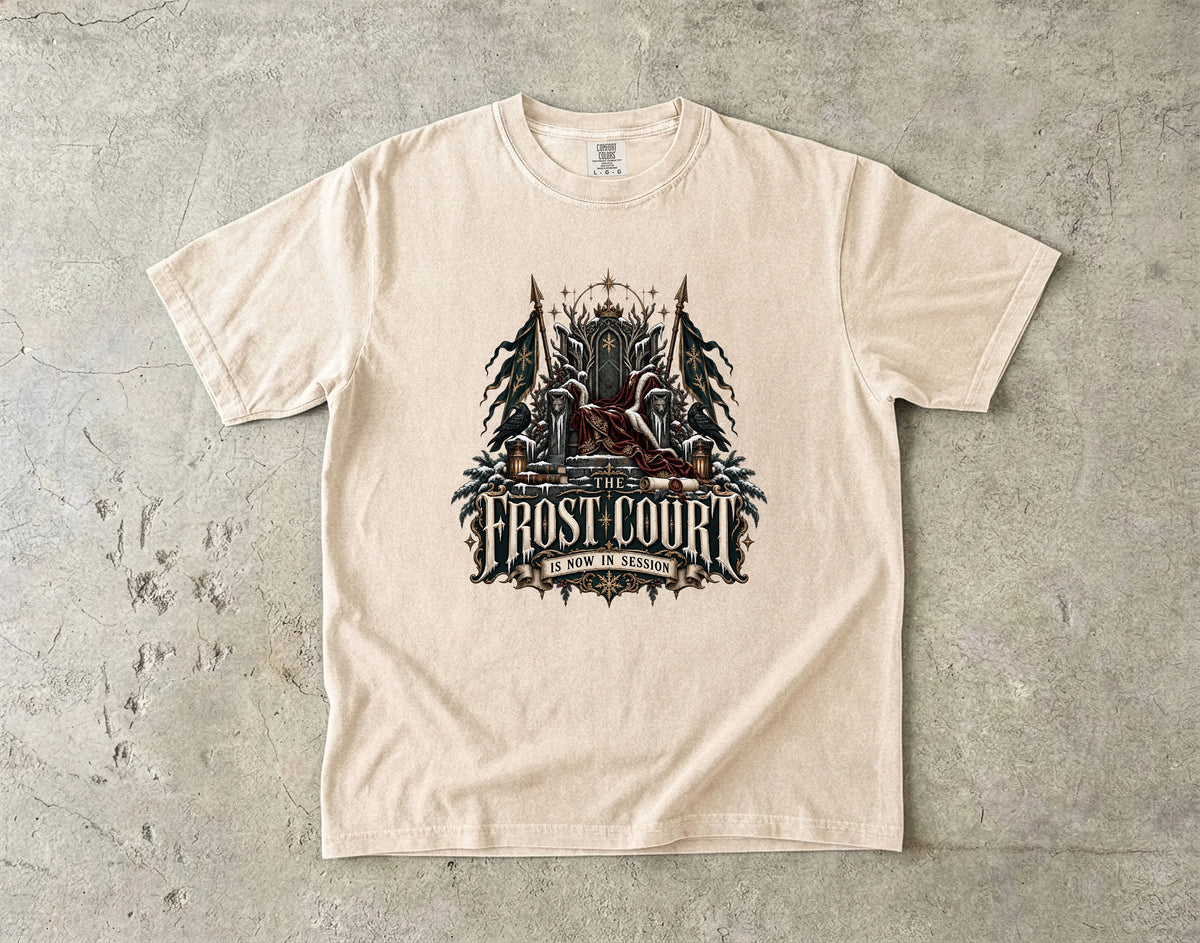 The Frost Court Is Now in Session Romantasy Reader T-Shirt