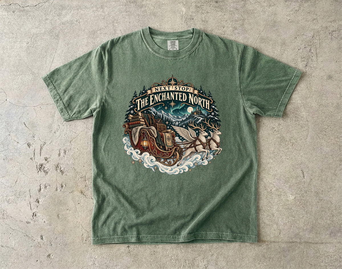 The Enchanted North Romantasy Reader T-Shirt
