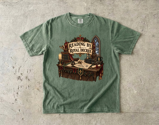 Reading by Royal Decree Romantasy Reader T-Shirt