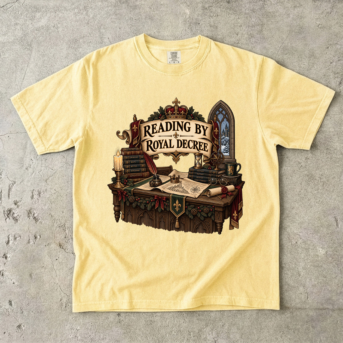 Reading by Royal Decree Romantasy Reader T-Shirt