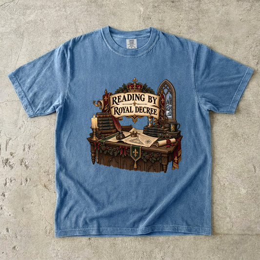 Reading by Royal Decree Romantasy Reader T-Shirt