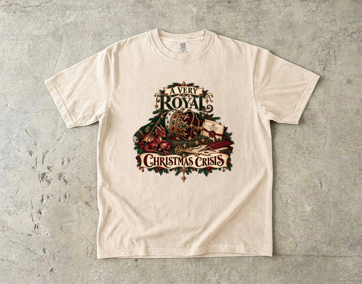 A Very Royal Christmas Crisis Romantasy Reader T-Shirt