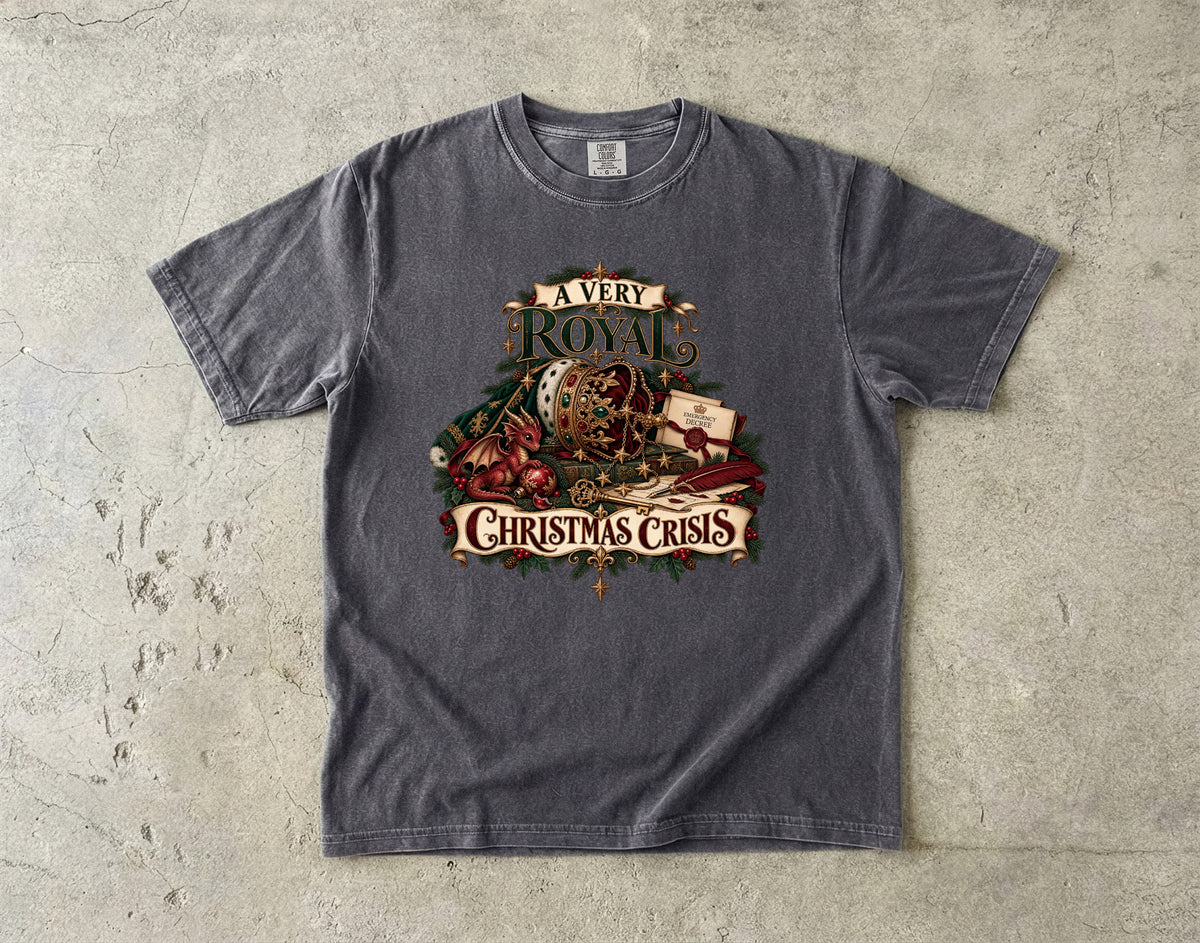A Very Royal Christmas Crisis Romantasy Reader T-Shirt