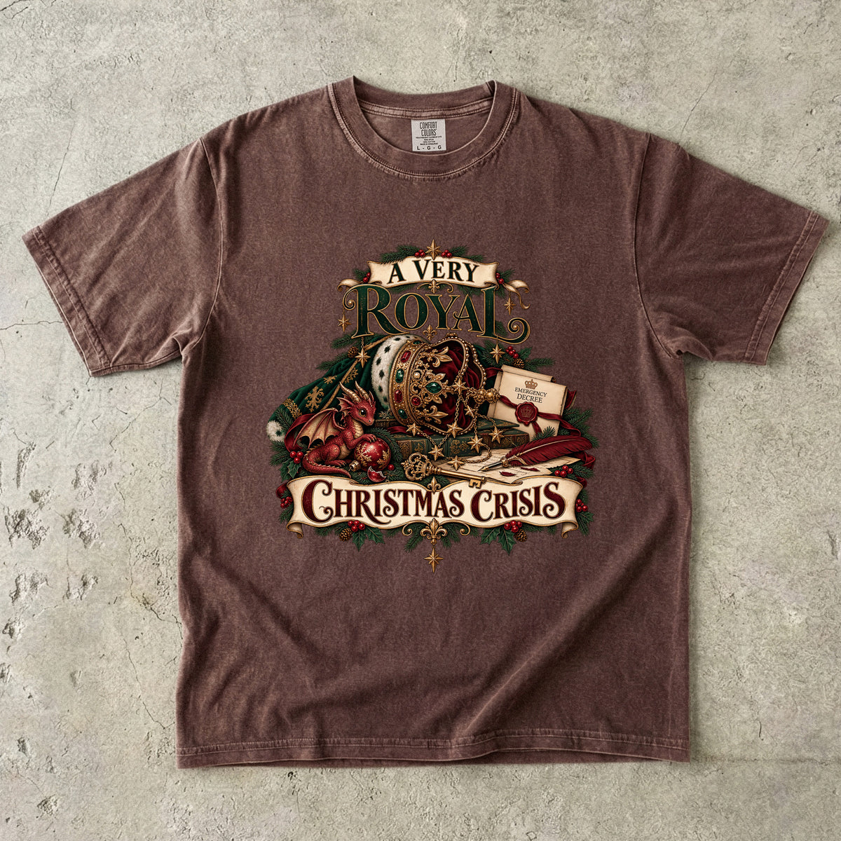A Very Royal Christmas Crisis Romantasy Reader T-Shirt