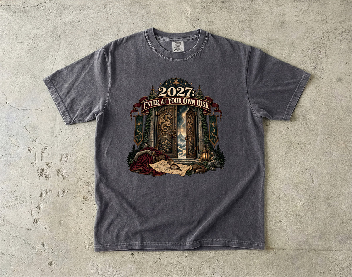 2027: Enter at Your Own Risk Romantasy Reader T-Shirt