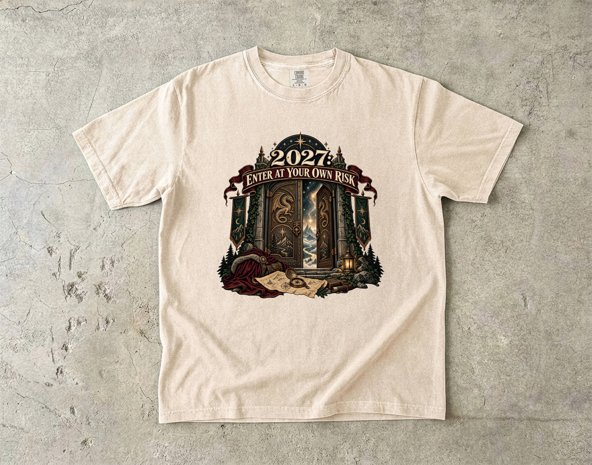 2027: Enter at Your Own Risk Romantasy Reader T-Shirt