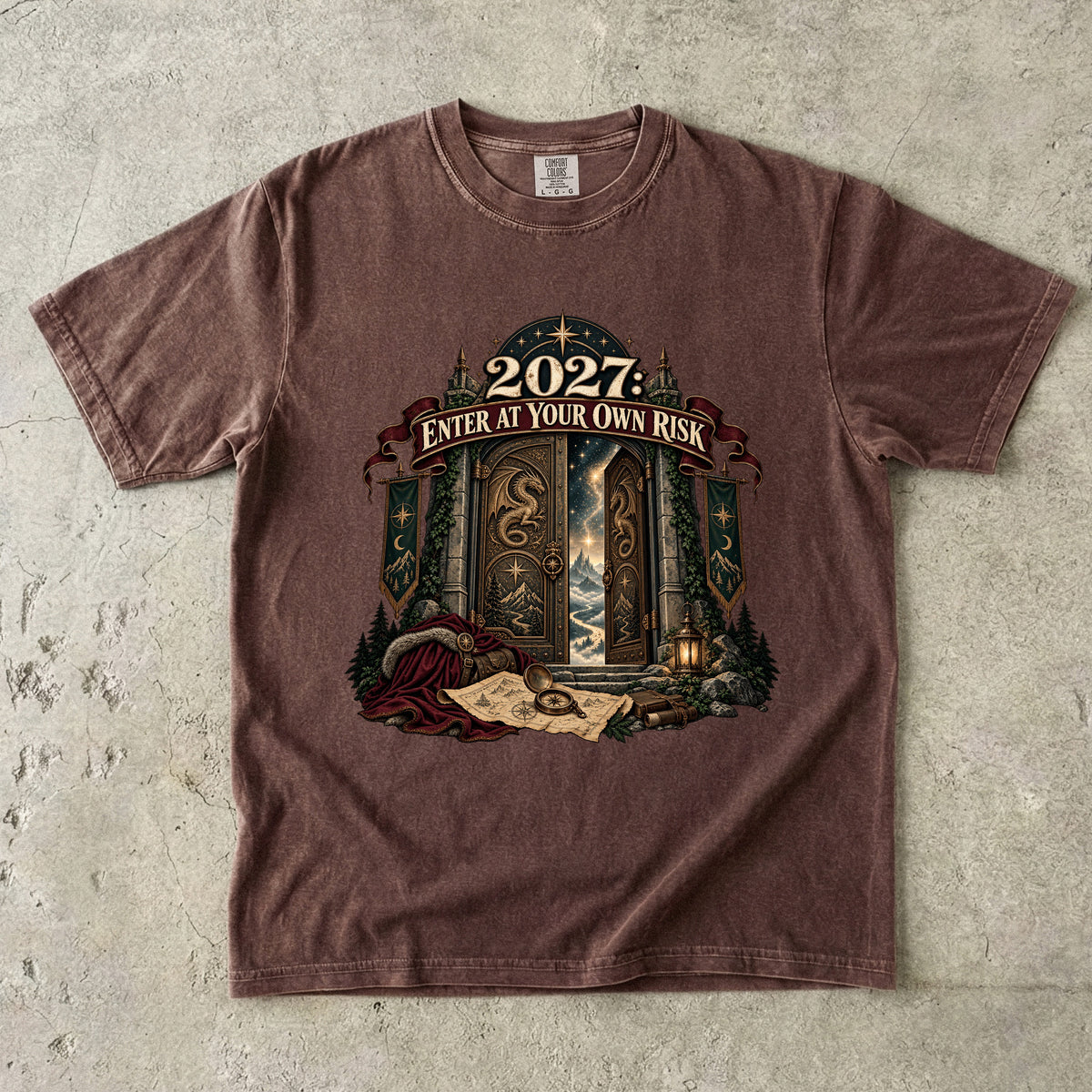 2027: Enter at Your Own Risk Romantasy Reader T-Shirt