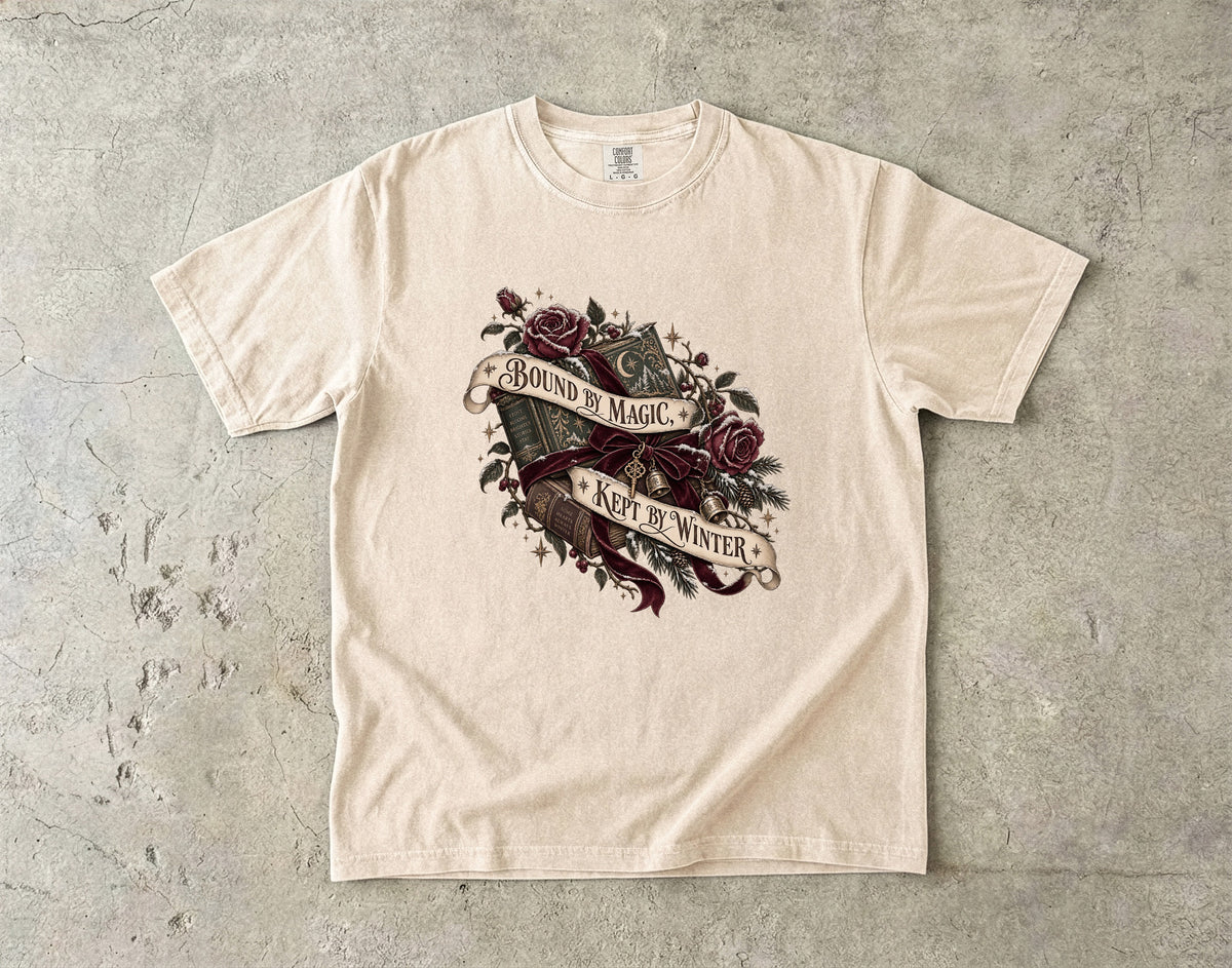 Bound by Magic, Kept by Winter Romantasy Reader T-Shirt