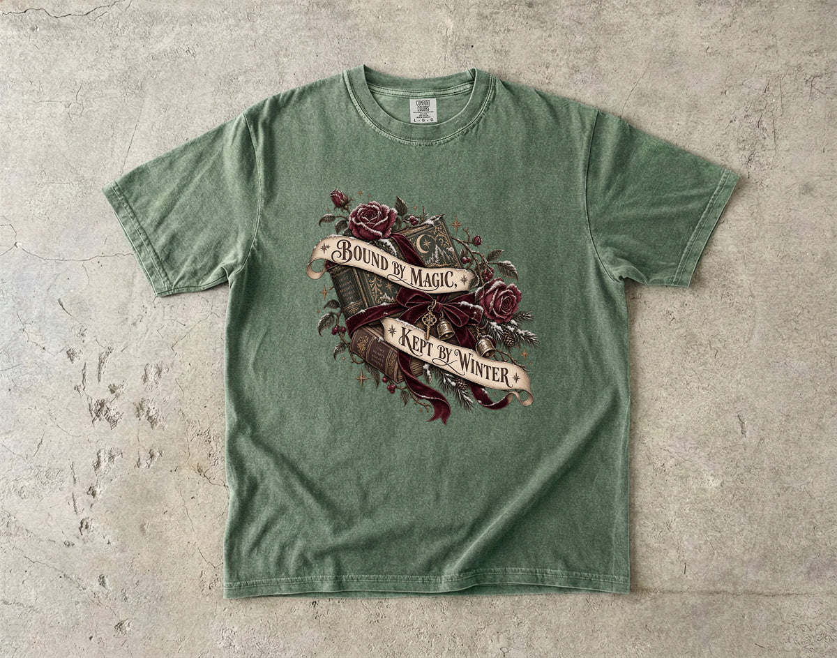 Bound by Magic, Kept by Winter Romantasy Reader T-Shirt
