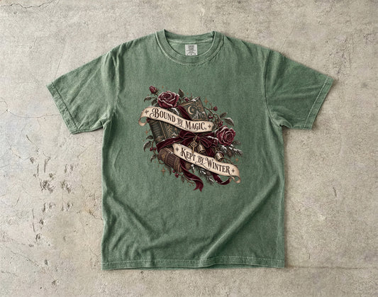 Bound by Magic, Kept by Winter Romantasy Reader T-Shirt