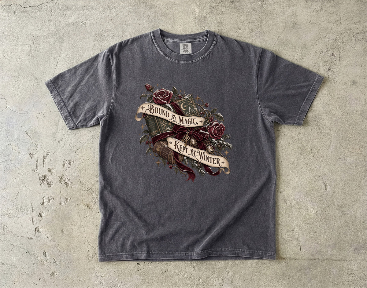 Bound by Magic, Kept by Winter Romantasy Reader T-Shirt