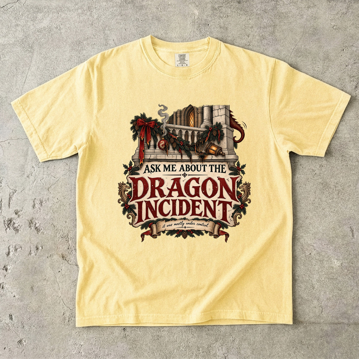 Ask Me About the Dragon Incident Romantasy Reader T-Shirt