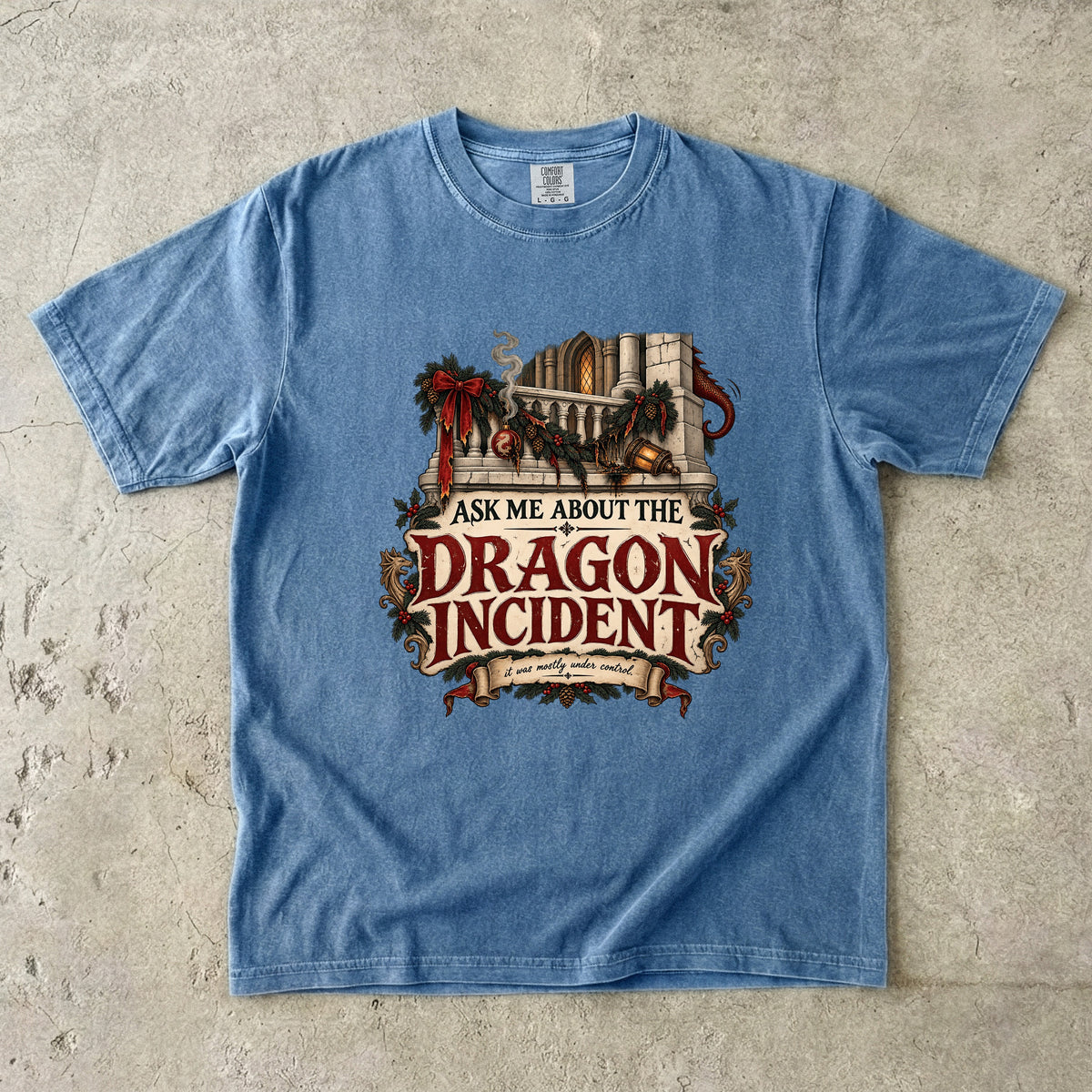 Ask Me About the Dragon Incident Romantasy Reader T-Shirt