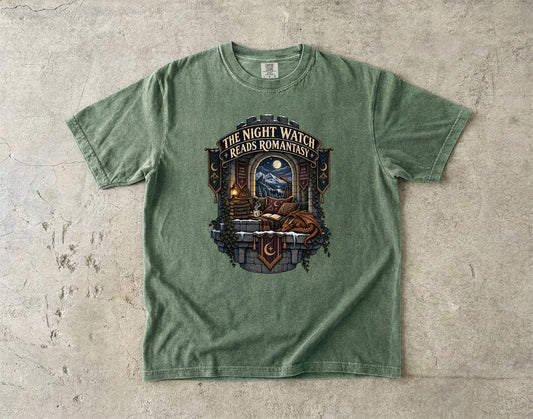 The Night Watch Reads Romantasy Reader T-Shirt